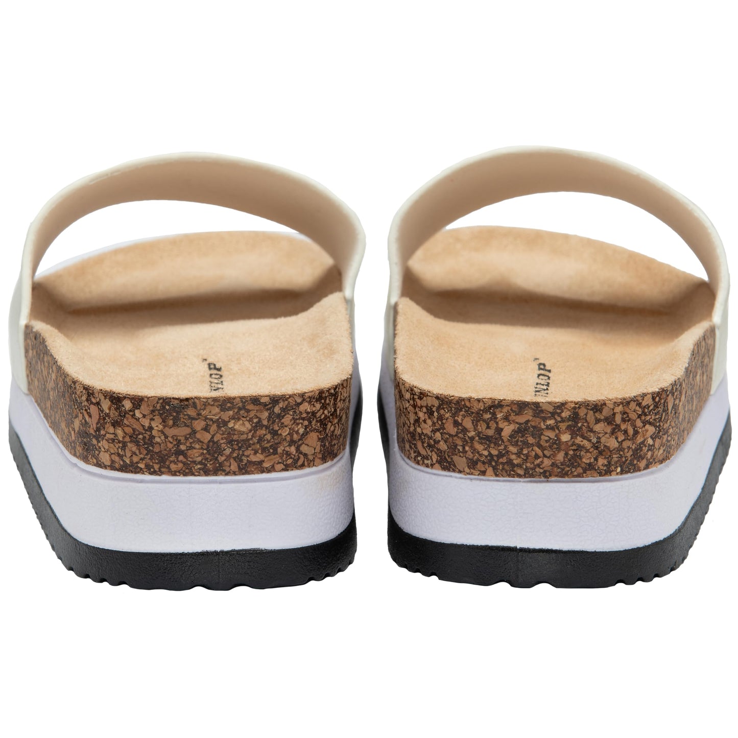 DUNLOP Ladies Wedge Platform Sandals - RRP £19.99 – White UK 7