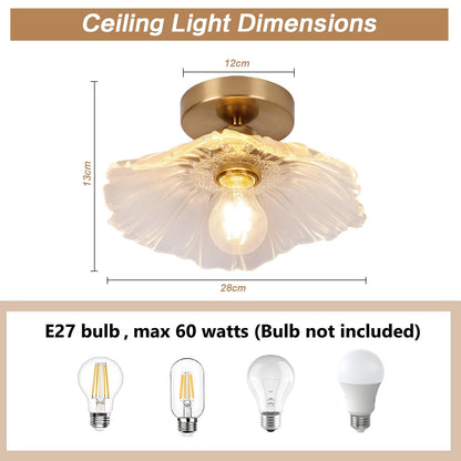 Glass Shade Ceiling Light RRP - £29.99