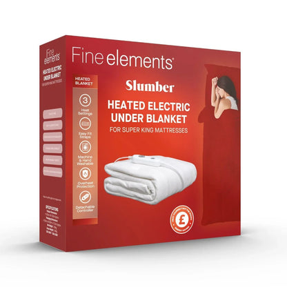 Fine Elements Slumber Heated Electric Under Blanket - RRP: £39.99