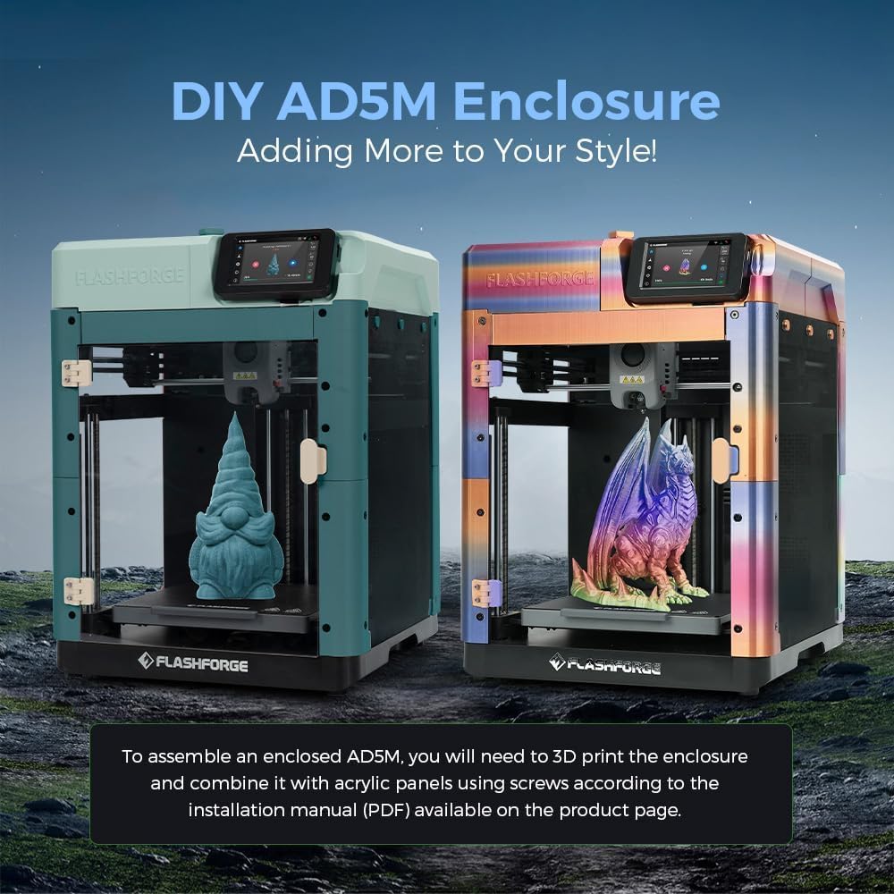 Flashforge Adventurer 5M 3D Printer RRP £279.99 - Auto Leveling
