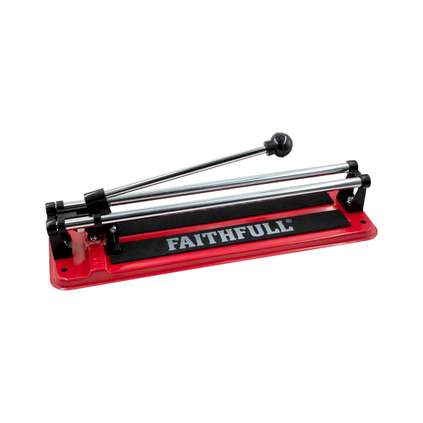 Faithfull Tile Cutter 300mm - RRP £19.99 - Manual Dual Rail Tile Cutter for Wall, Floor & Quarry Tiles up to 300mm Square, 210mm Diagonal & 10mm thick