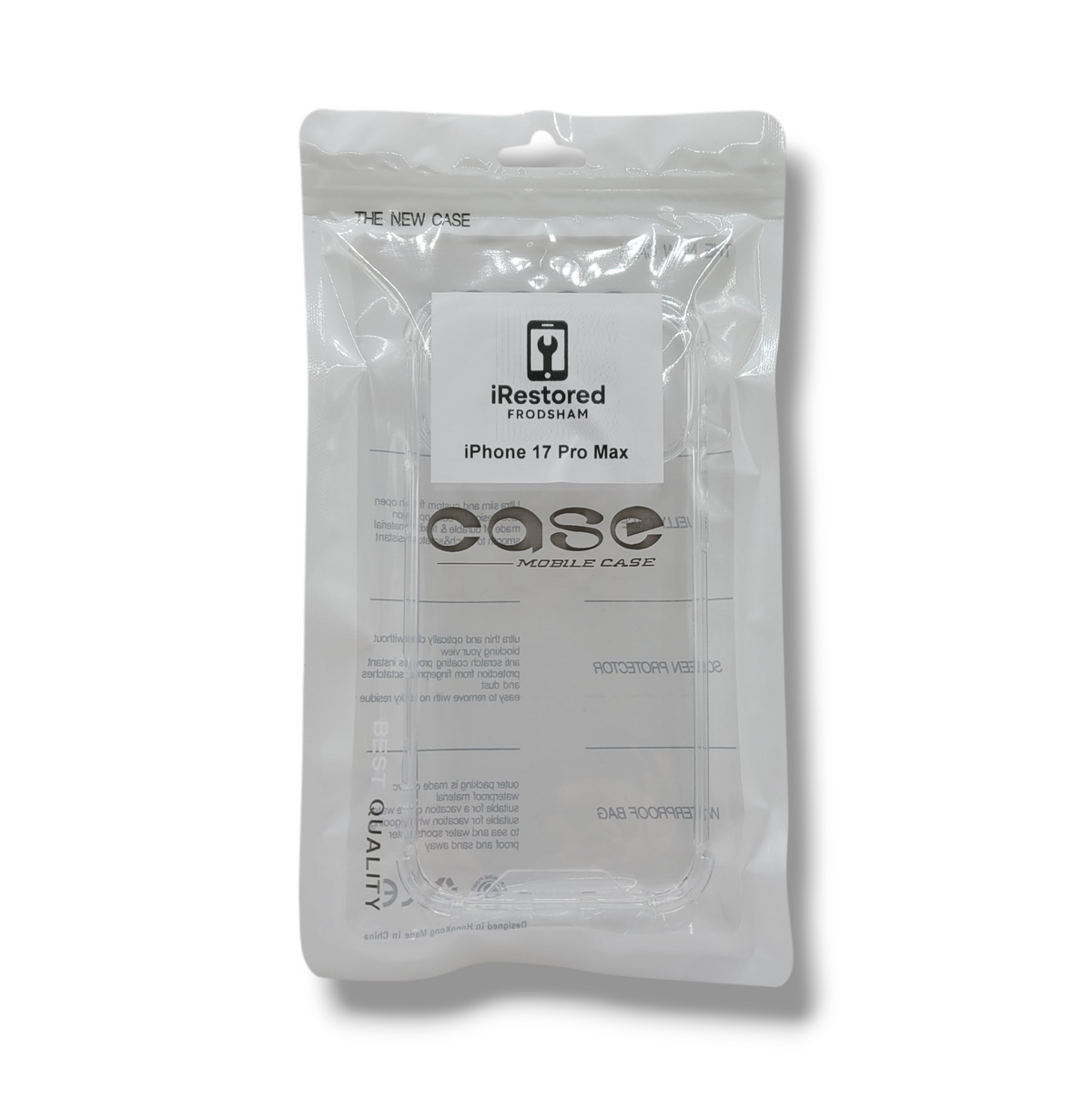 iPhone 17 Pro Max Clear Gel Case