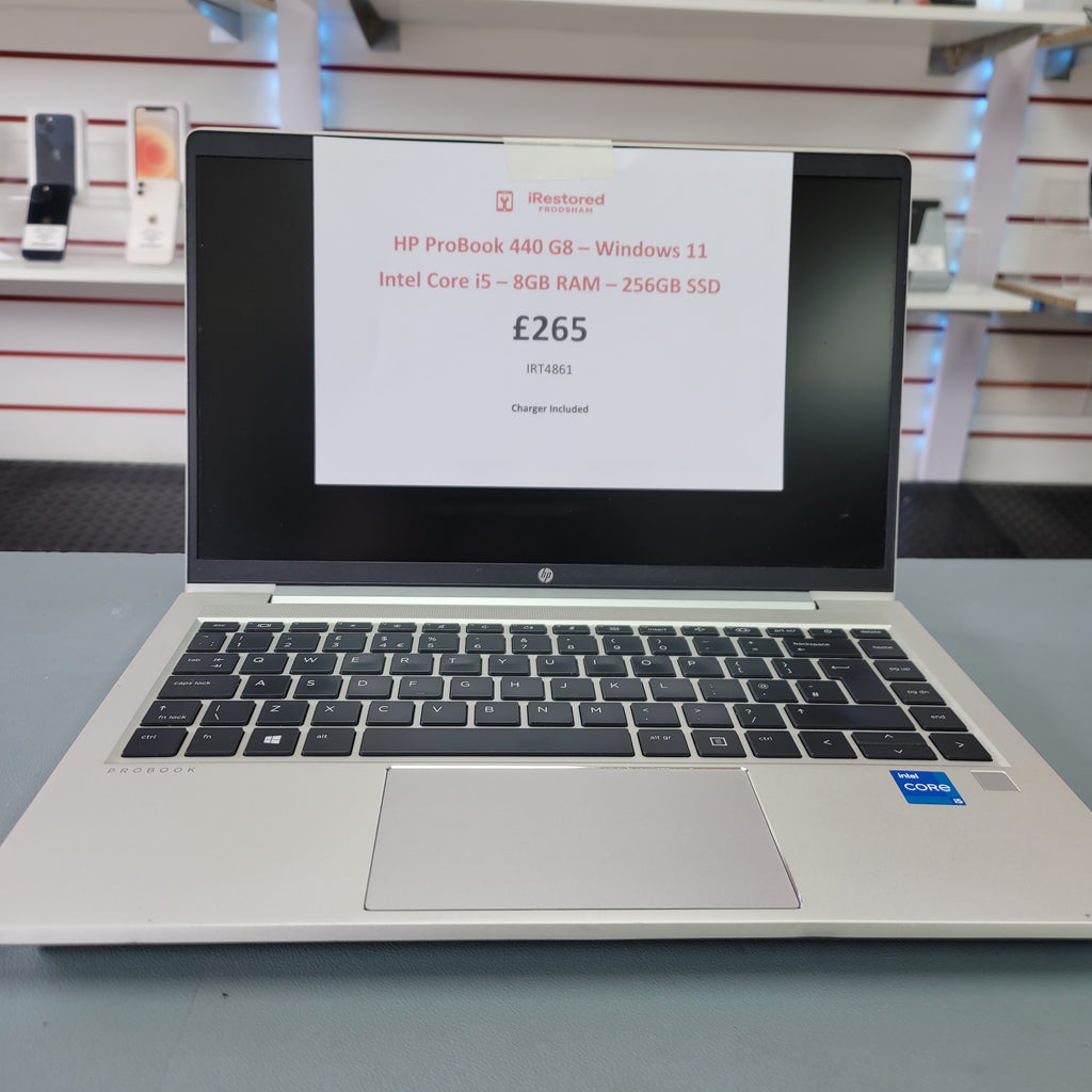 HP ProBook 440 G5 Intel Core i5 8GB RAM 256GB SSD Silver – Grade B – photo 2