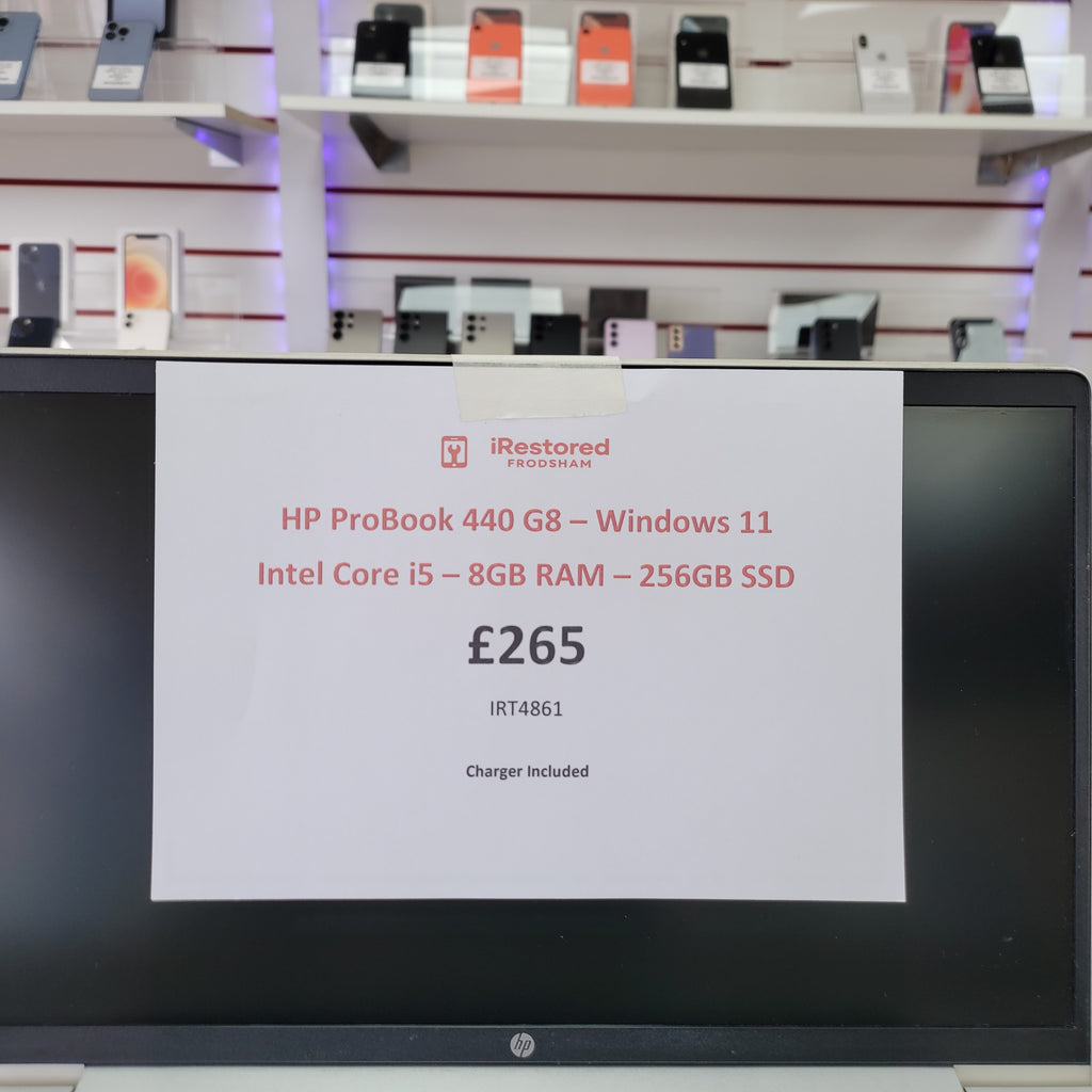 HP ProBook 440 G5 Intel Core i5 8GB RAM 256GB SSD Silver – Grade B – photo 3