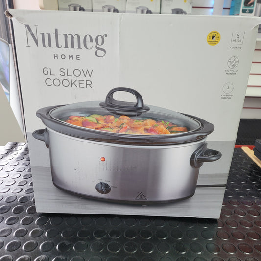 Nutmeg 6L Slow Cooker - RRP: £35