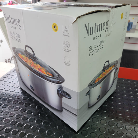Nutmeg 6L Slow Cooker - RRP: £35
