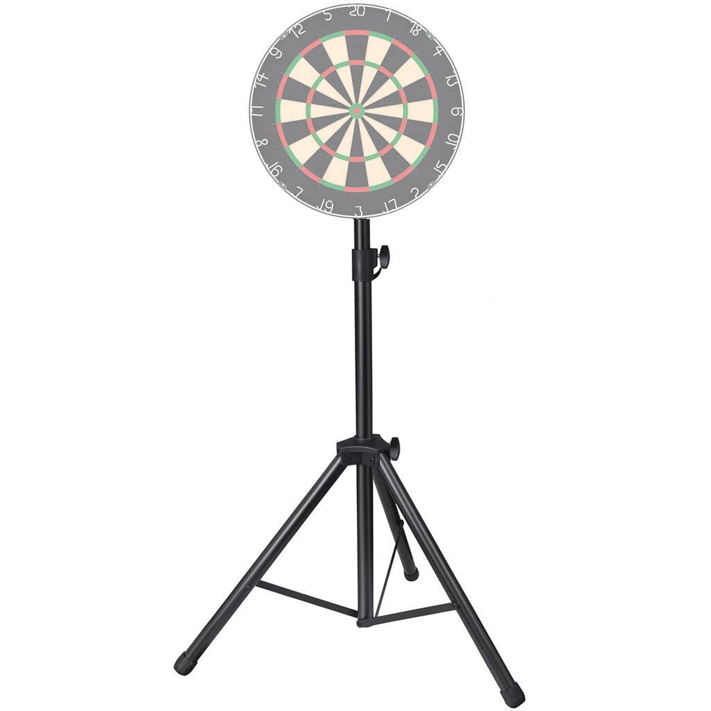 Dart Board Stand RRP - £39.99, Professional Portable Tripod DartBoard Stand for Dartboard & Electronic Dartboard,Height-adjustable Heavy Duty Travel Dartboardholder
