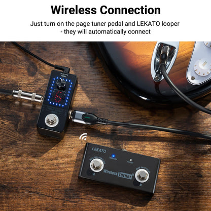 LEKATO Wireless Page Turner Pedal RRP - £28.99 External Page Tuner Pedal Wireless for LEKATO Loop Pedal with Multi Loops Control and Smartphones Tablets with Andriod System Free Your Hand