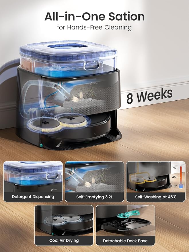 Lefant M3 – High Power Smart Robot Vacuum with Advanced Navigation - RRP - £299.99