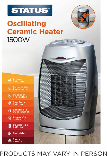 Nutmeg Home Oscillating Heater - RRP: £34.99