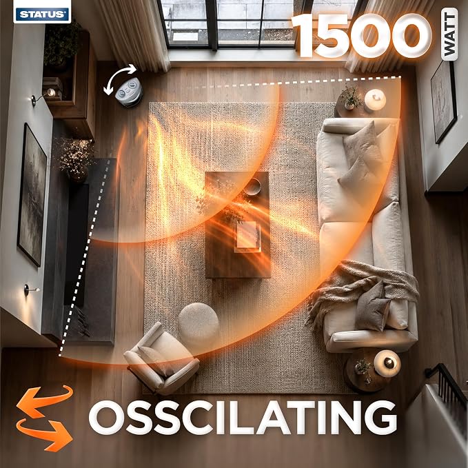 Nutmeg Home Oscillating Heater - RRP: £34.99