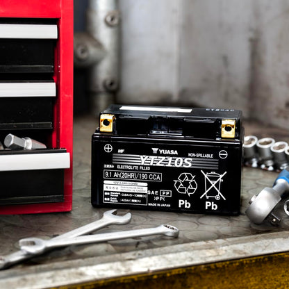 Yuasa YTZ10S Motorbike Battery - RRP £69.99 - 12V 190CCA AGM VRLA Maintenance-Free  YTZ10S
