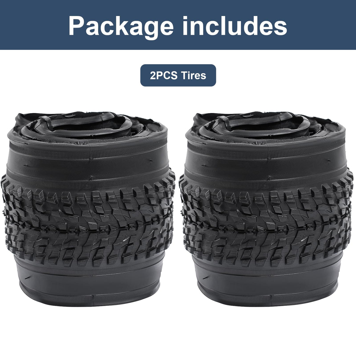 Bike Tyres RRP - £34.99 26x1.95 Foldable 2 Pack 53-559 Compatible with 26x1.90/1.95 Mountain Gravel Off-Road – 26in