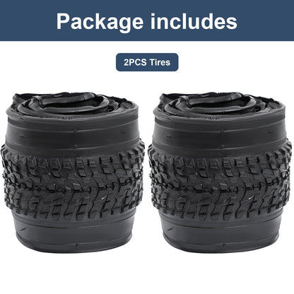 Bike Tyres RRP - £34.99 26x1.95 Foldable 2 Pack 53-559 Compatible with 26x1.90/1.95 Mountain Gravel Off-Road – 26in