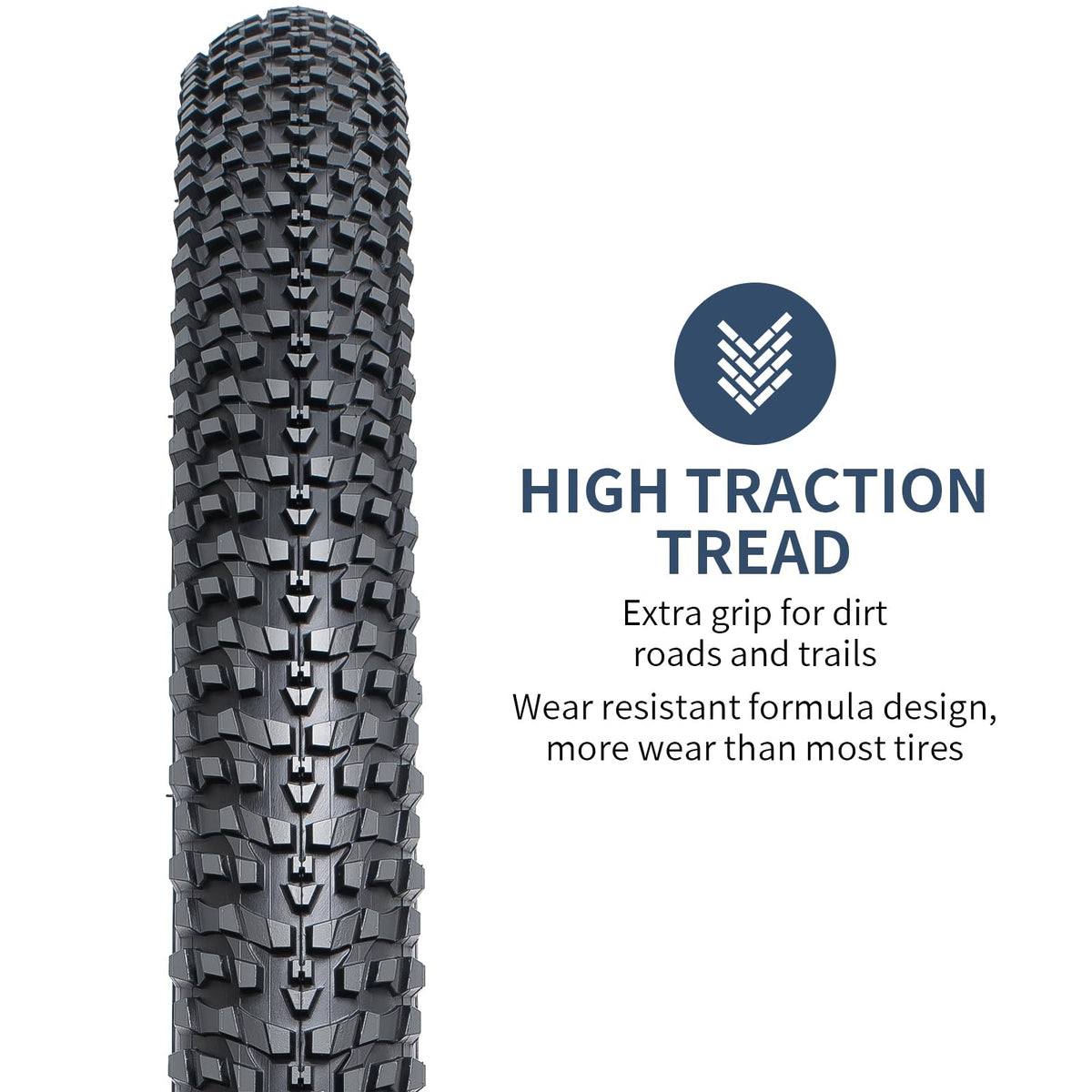 Bike Tyres RRP - £34.99 26x1.95 Foldable 2 Pack 53-559 Compatible with 26x1.90/1.95 Mountain Gravel Off-Road – 26in