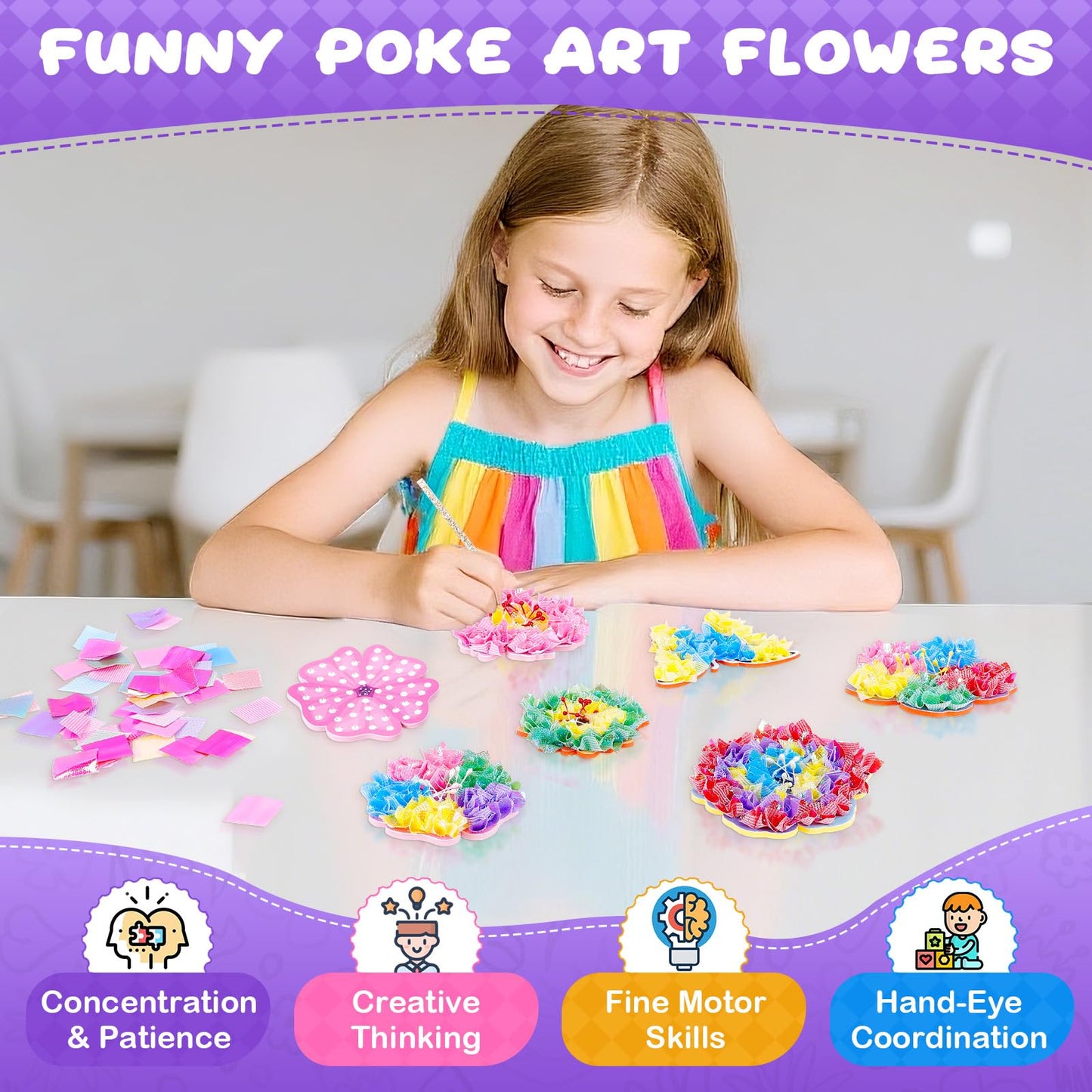 Arts and Crafts Kits for Kids Creative Gifts for Girls Age 4-10 - RRP £9.99 – Multi-colour