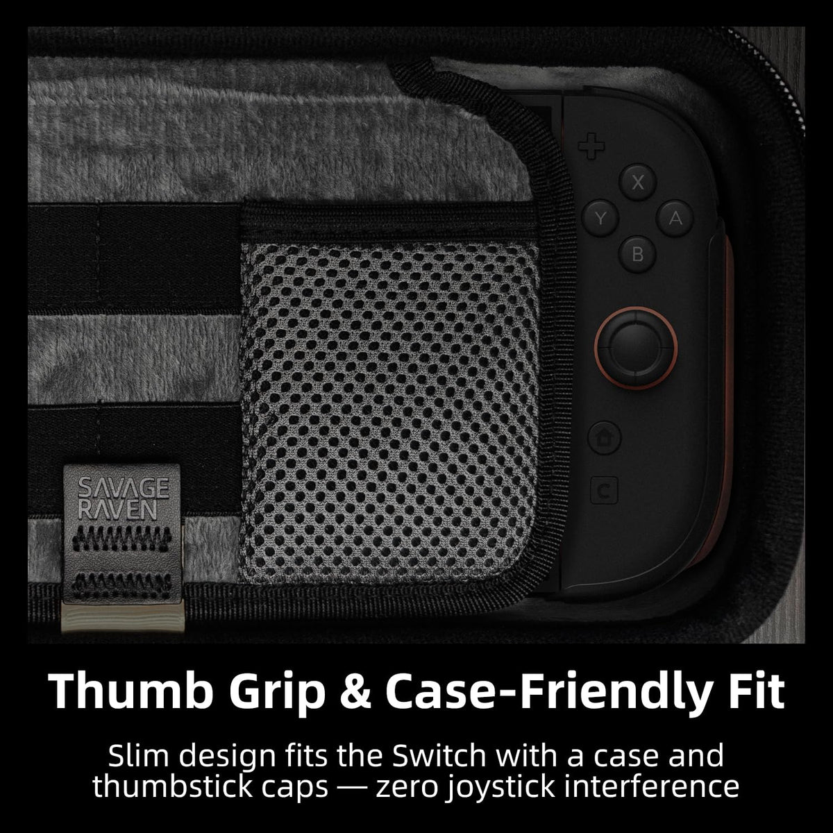 SAVAGE RAVEN by Skull & Co. Every Day Slim Carrying Case for Nintendo Switch 2 RRP - £24.99 : Portable Hard Shell Protective Travel Case, Gaming Case, Console Protection Case, Accessories, Storage, Denim