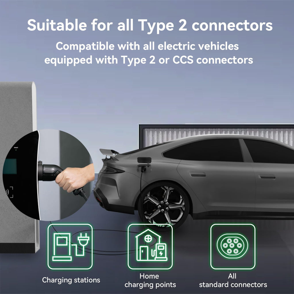 Type 2 EV Charging Cable RRP - £89.99 11kW 16A 3-Phase 7m Fast Charge – 7m