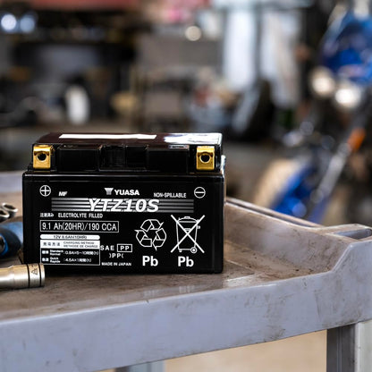 Yuasa YTZ10S Motorbike Battery - RRP £69.99 - 12V 190CCA AGM VRLA Maintenance-Free  YTZ10S