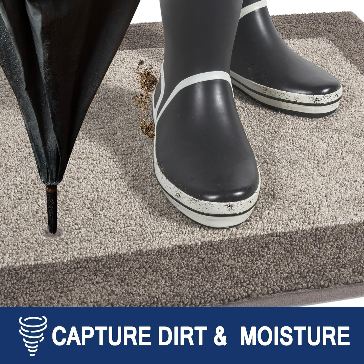 Dirt Trapper Indoor Door Mat RRP - £34.99  Machine Washable Non-slip Rug – 60 x 90 cm