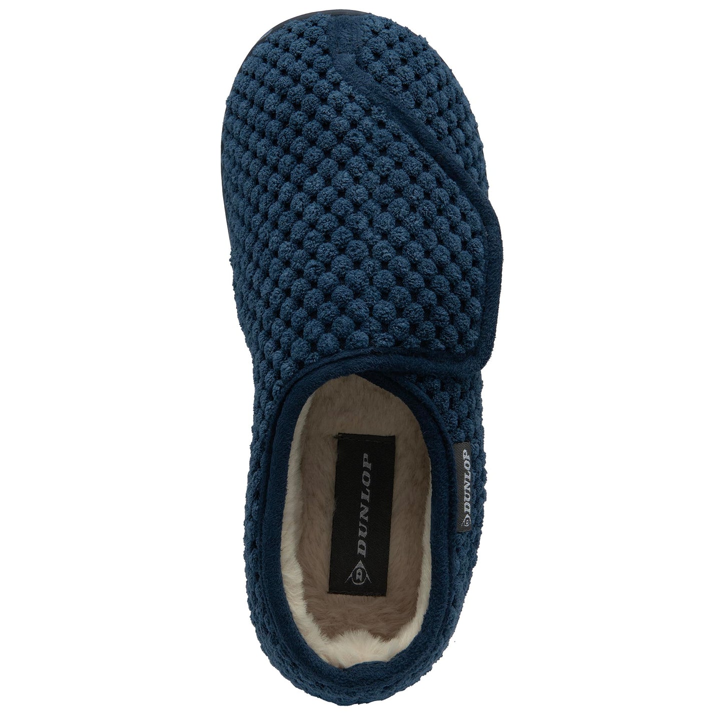 Dunlop Ladies Rip Tape Fastening Slippers - RRP £19.99 - Navy - UK 5