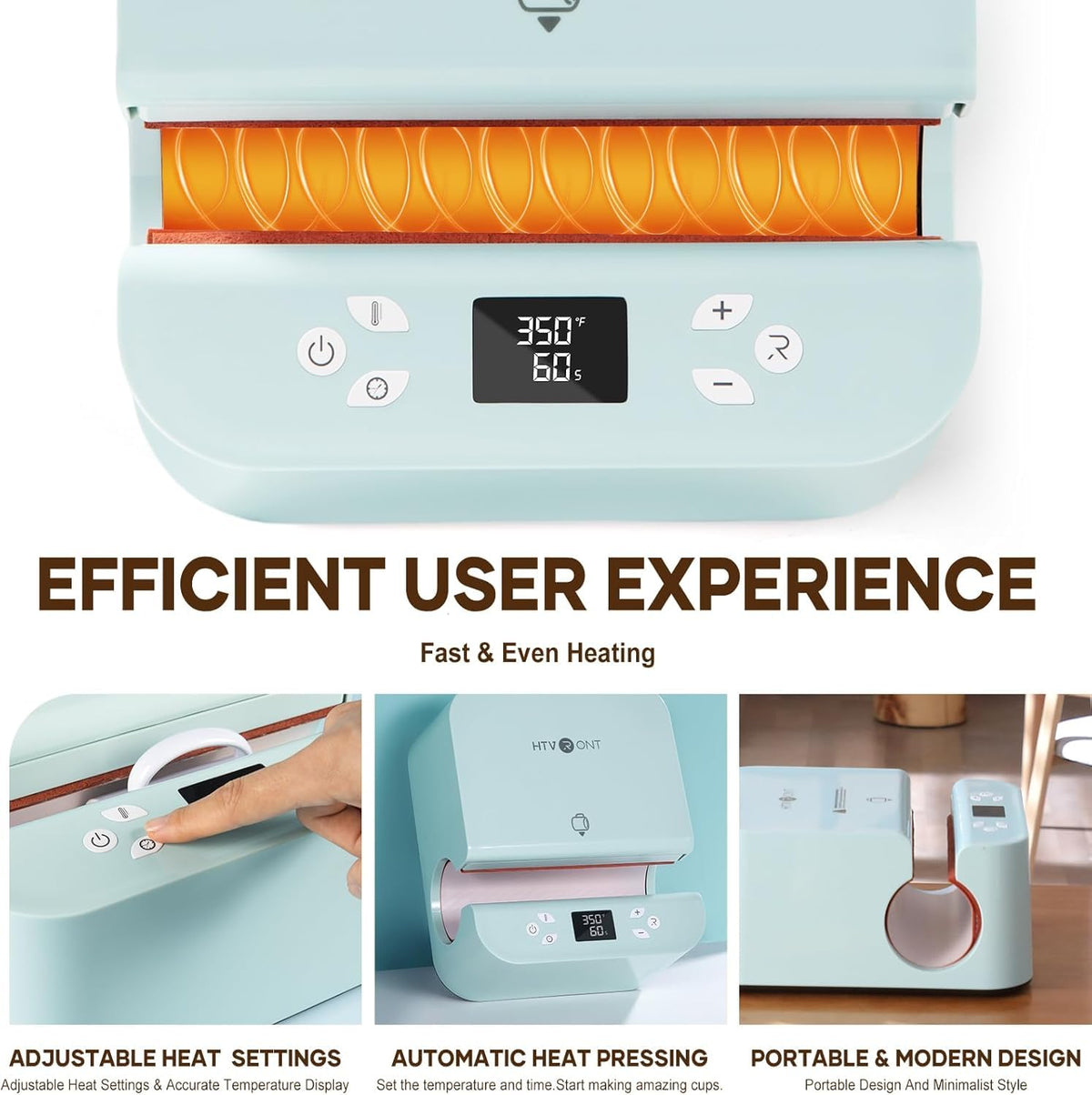 Tumbler Sublimation Heat Press Machine RRP - £159.99 Auto – Light Blue