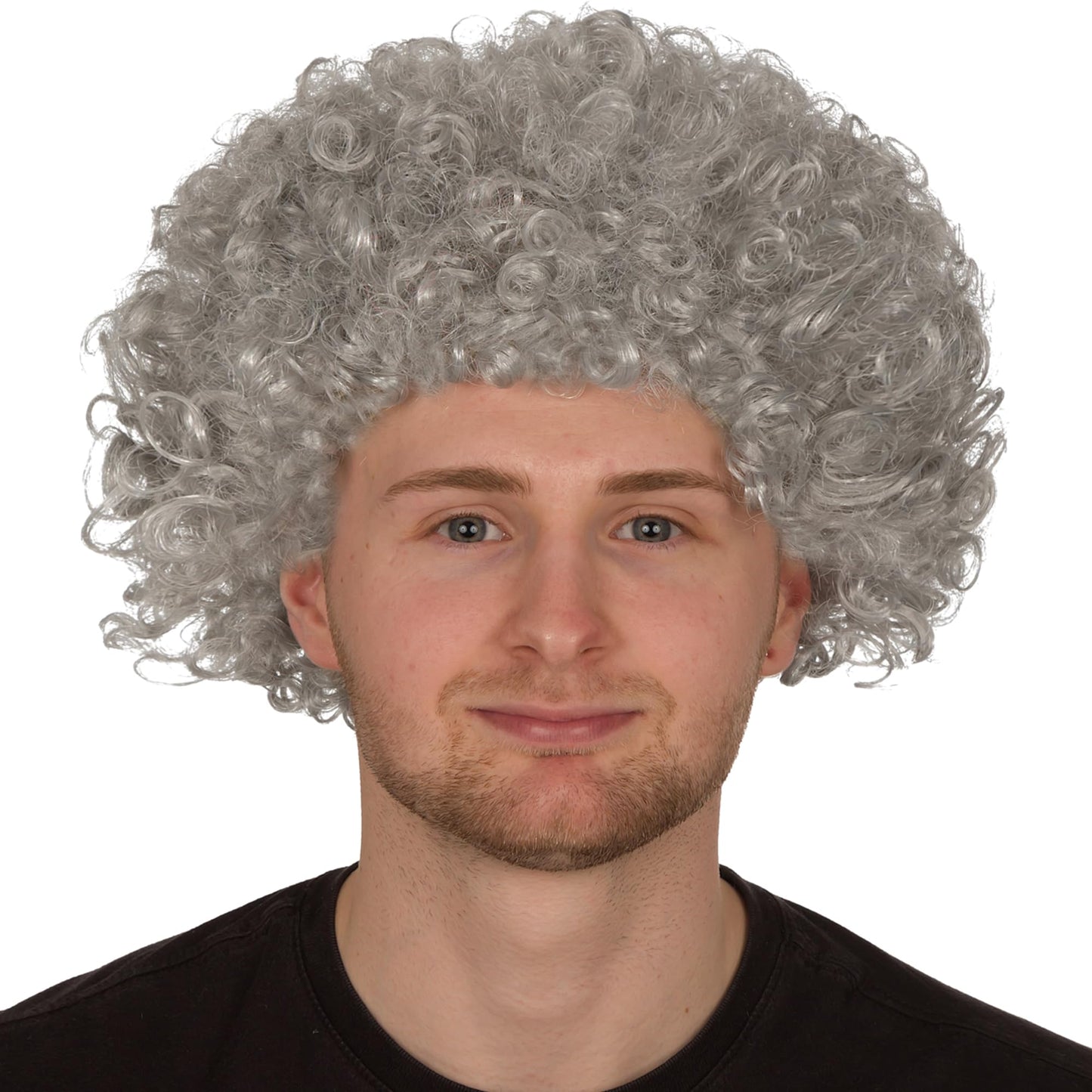 Men's Afro Wig Curly Synthetic Hair Fancy Dress Accessory - RRP £8.99 – 70s Disco