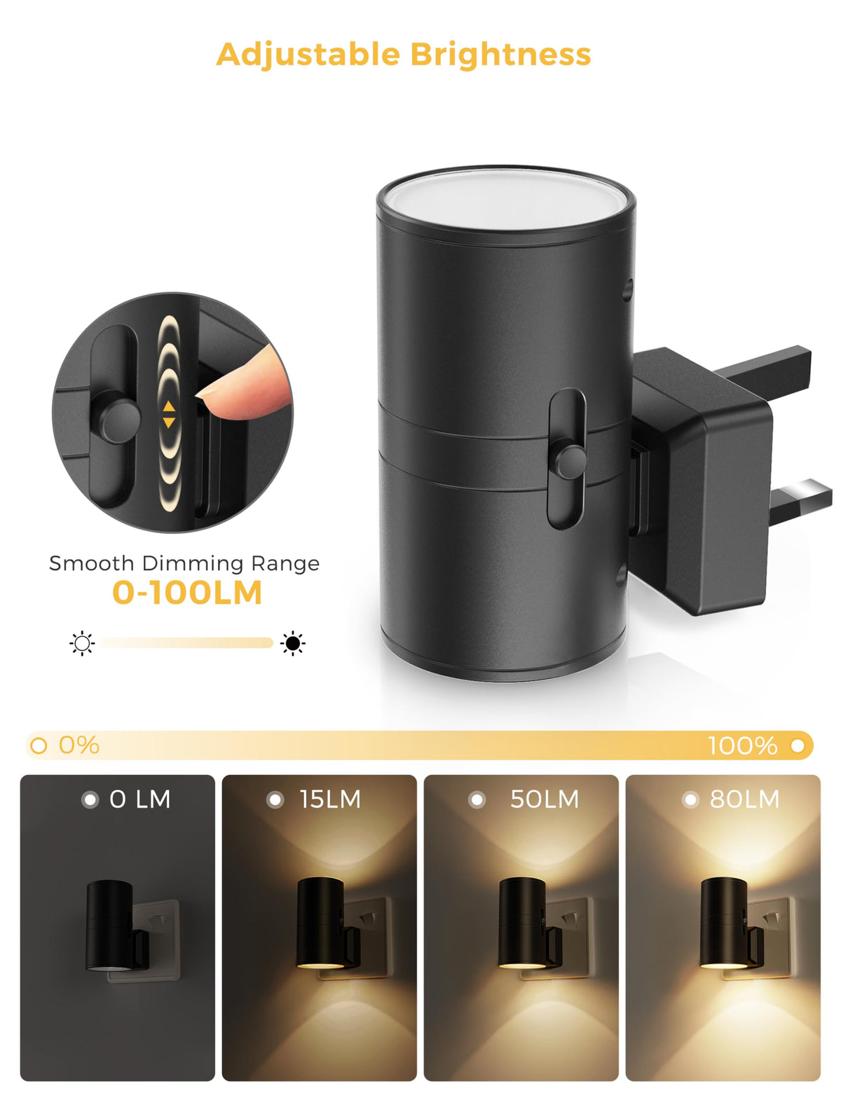 LOHAS-LED Night Light RRP - £34.99  Plug in Wall,[2 Pack] Vintage Nightlight, Dusk to Dawn Sensor, Adjustable Brightness 0-100LM, Warm White 3000K, Dimmable Night Lights for Hallway Bedroom Staiwen wr Bathroom