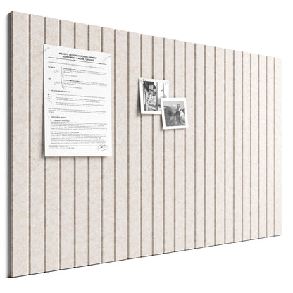 Felt Bulletin Board Tiles RRP - £24.99 36x24in Cork Alternative with Pushpins Adhesive Tabs 6-Pack – Oatmeal