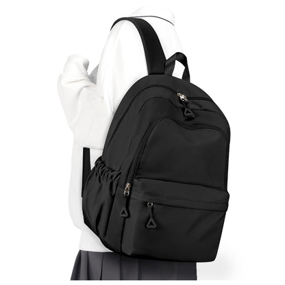 School Backpack RRP - £18.99 Waterproof Lightweight Rucksack for 14 Inch Laptop – Black