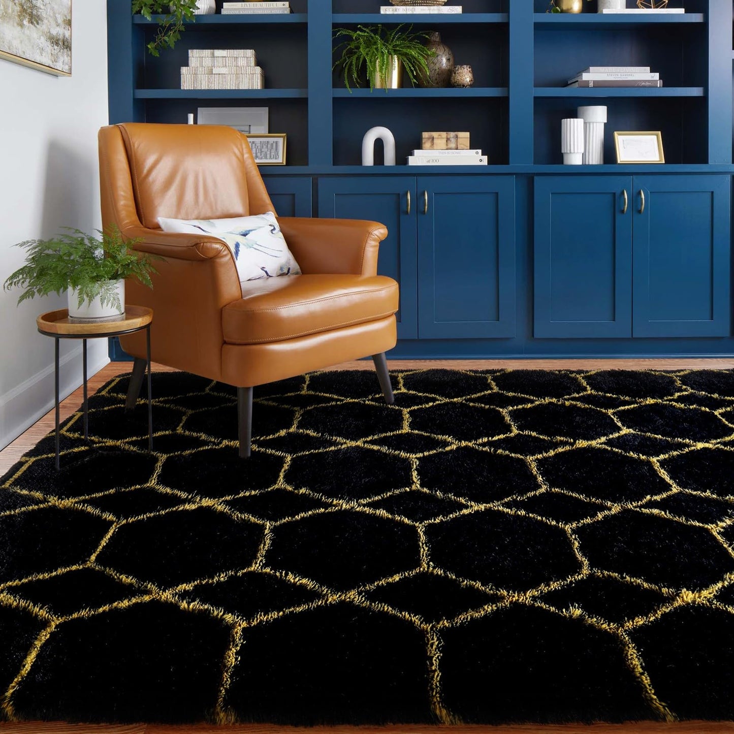Checkered Rug - RRP: £59.99 - Large Soft Fluffy Washable Non-Slip ? Pink & White 240x300cm