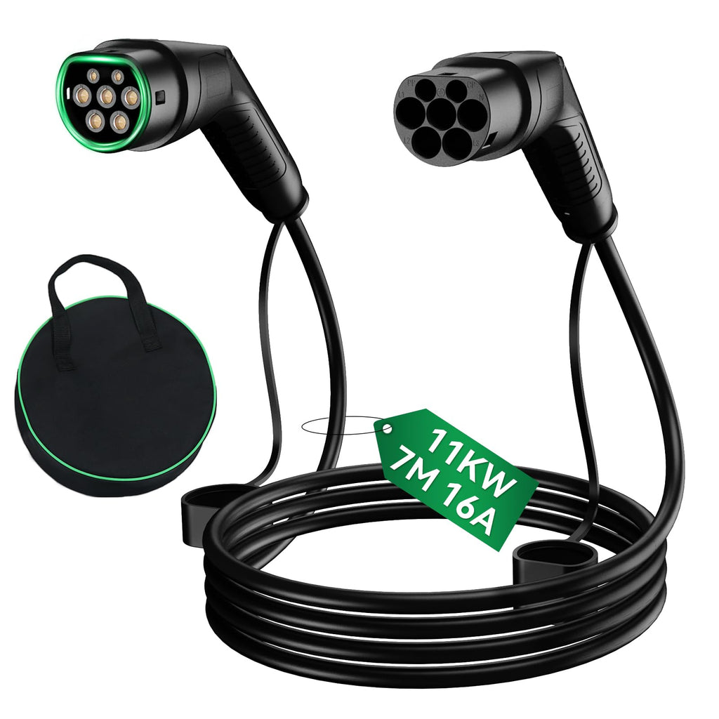 Type 2 EV Charging Cable RRP - £89.99 11kW 16A 3-Phase 7m Fast Charge – 7m