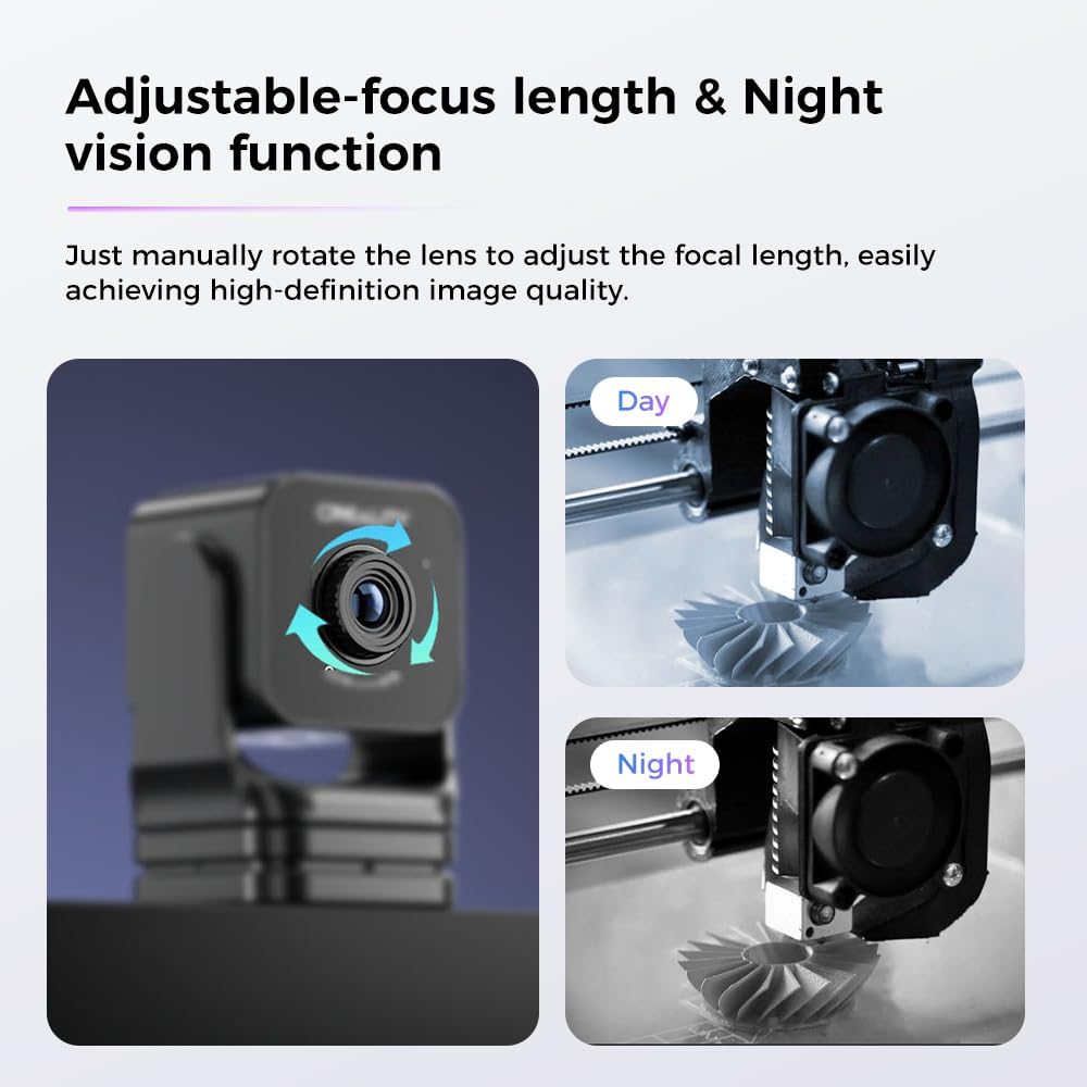 Creality Nebula Camera RRP - £39.99, WIFI Real-Time Monitoring Time-Lapse 3D Printer Camera for Creality Sonic Pad, Creality Nebula Pad?Ender 3 V3 KE/CR-10 SE/Halot Mage/Halot Mage Pro