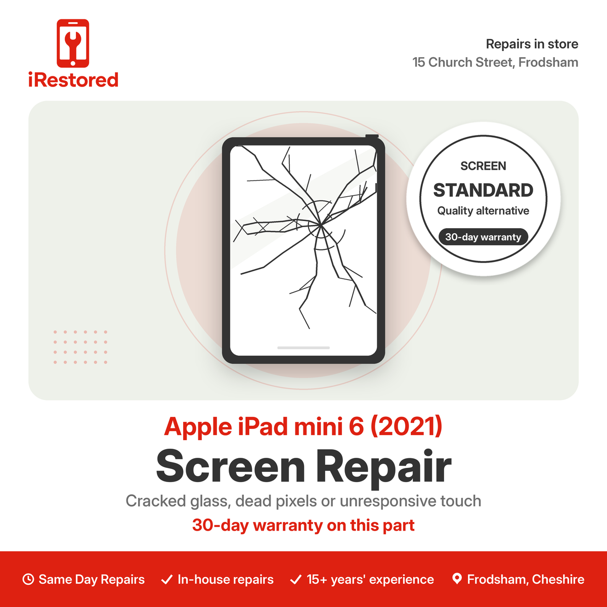 Apple iPad mini 6 (2021) Screen Repair – Aftermarket part