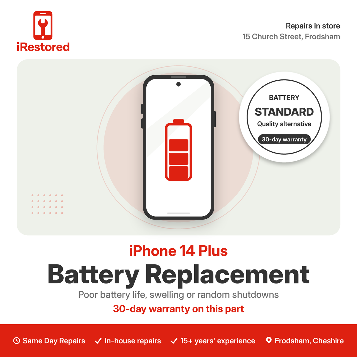 iPhone 14 Plus Battery Replacement