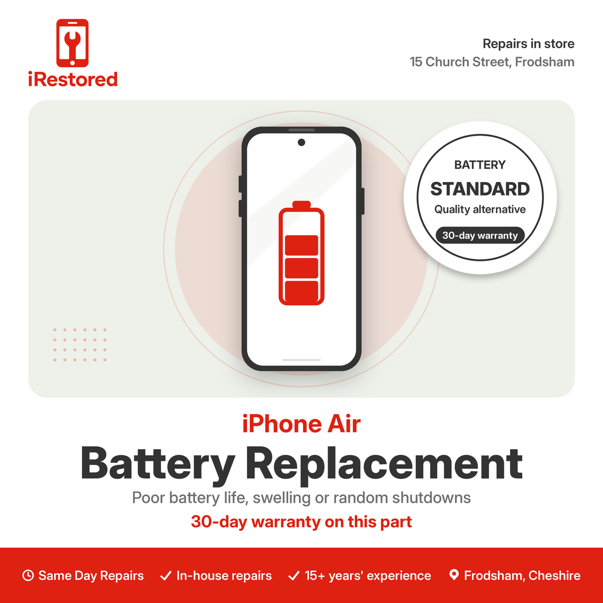 iPhone Air Battery Replacement