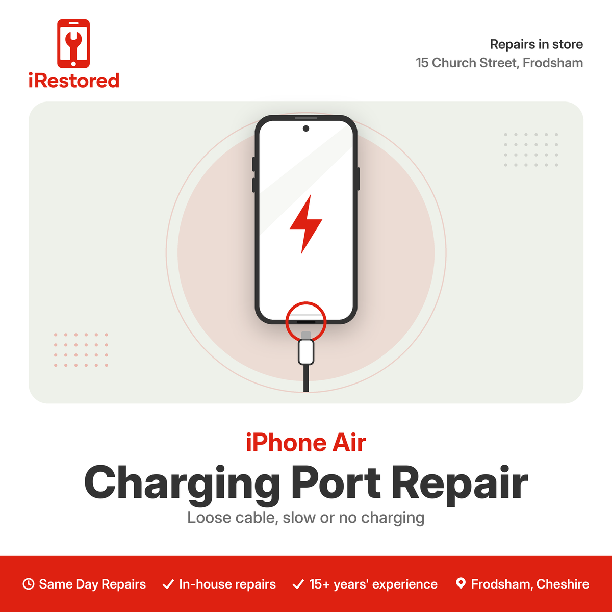 iPhone Air Charging Port Repair
