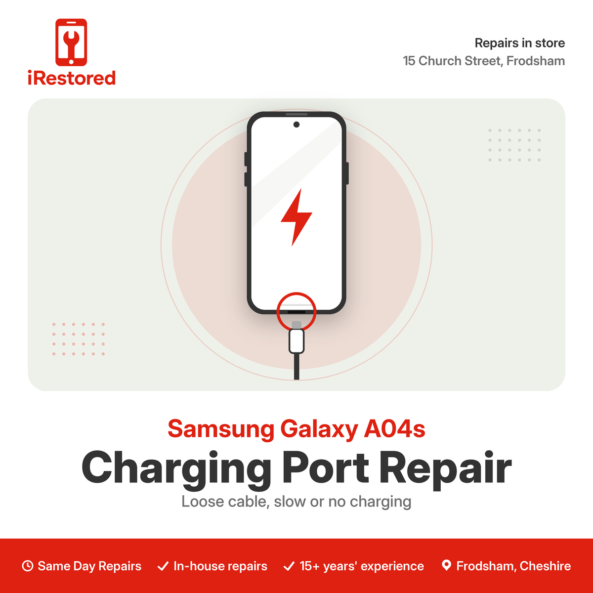 Samsung A04s A047  Charging Port Replacement
