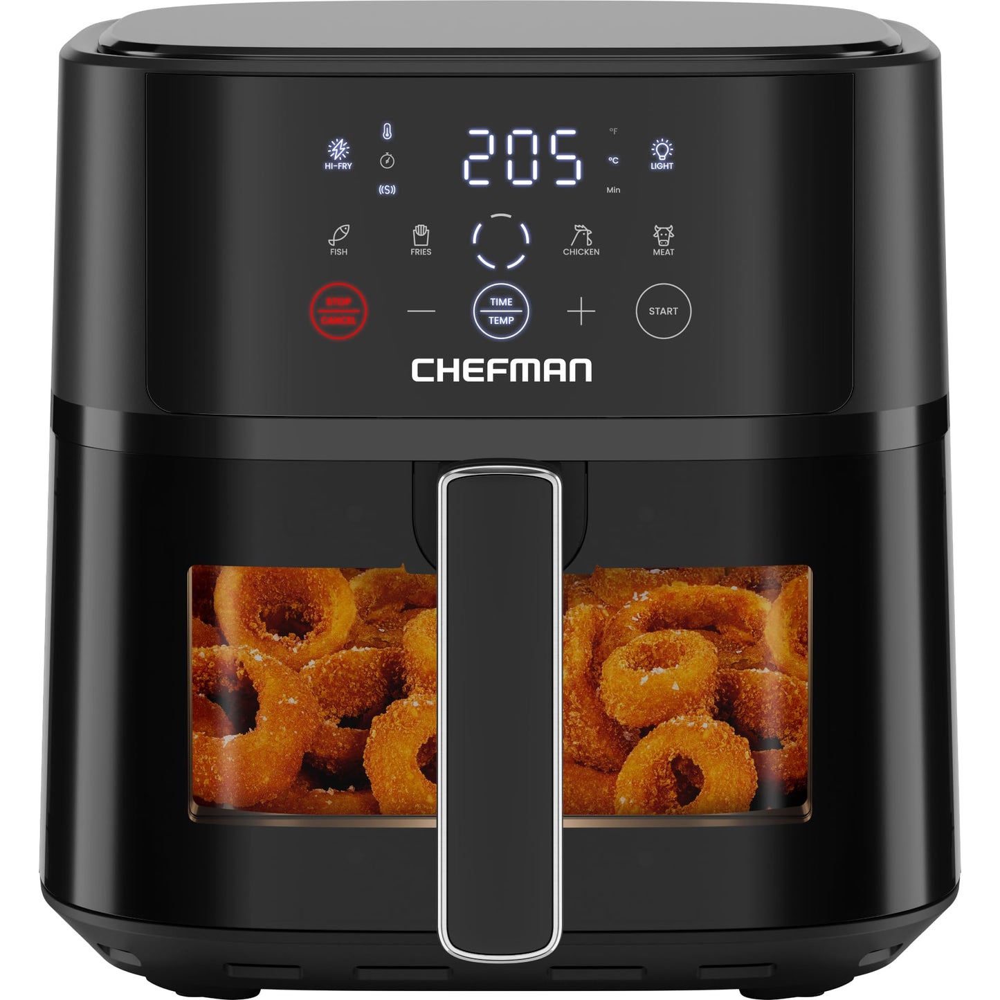 Chefman 5.7L Compact Air Fryer - RRP £59.99 - Hi-Fry Technology – Black