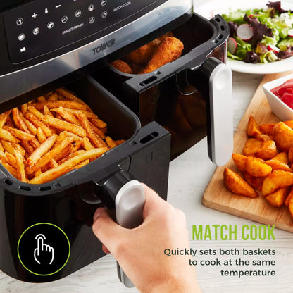 Tower Dual Basket Air Fryer - RRP:£119.99