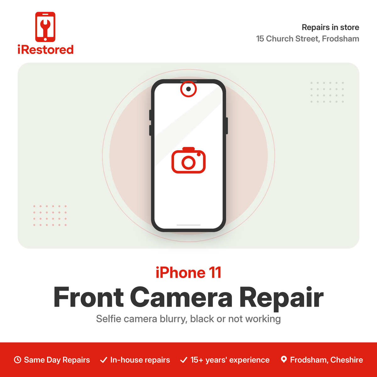 iPhone 11 Front Camera Repair