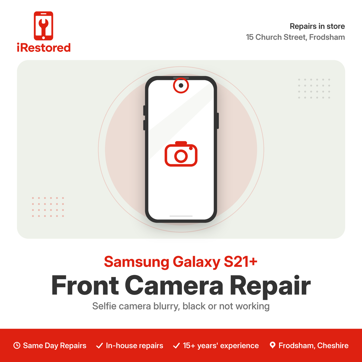 Samsung Galaxy S21+ Front Camera Repair