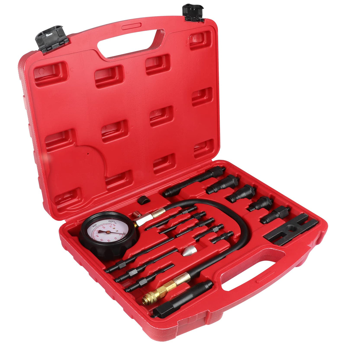 HSEAMALL Diesel Engine Compression Tester RRP - £39.99 ,TDI CDI Cylinder Pressure Diagnosis Tool,Auto Car Tractor Diesel Engine Testing Gauge Manometer Kit