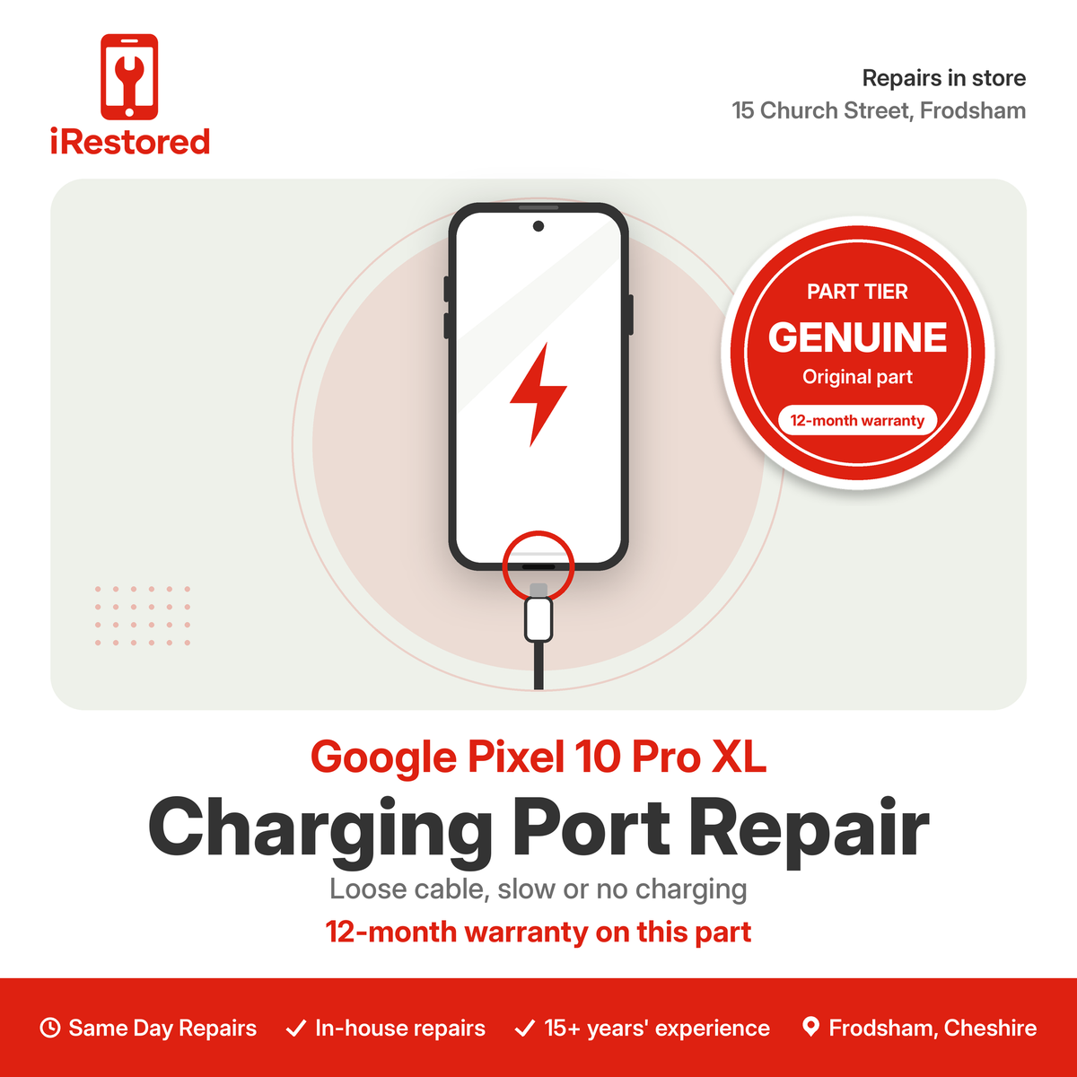 Google Pixel 10 Pro XL Charging Port Repair