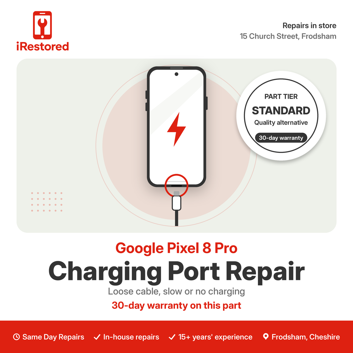 Google Pixel 8 Pro Charging Port Repair
