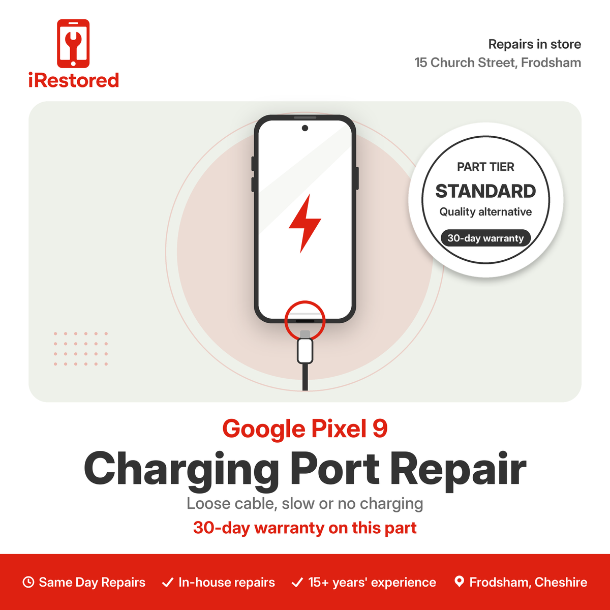 Google Pixel 9 Charging Port Repair