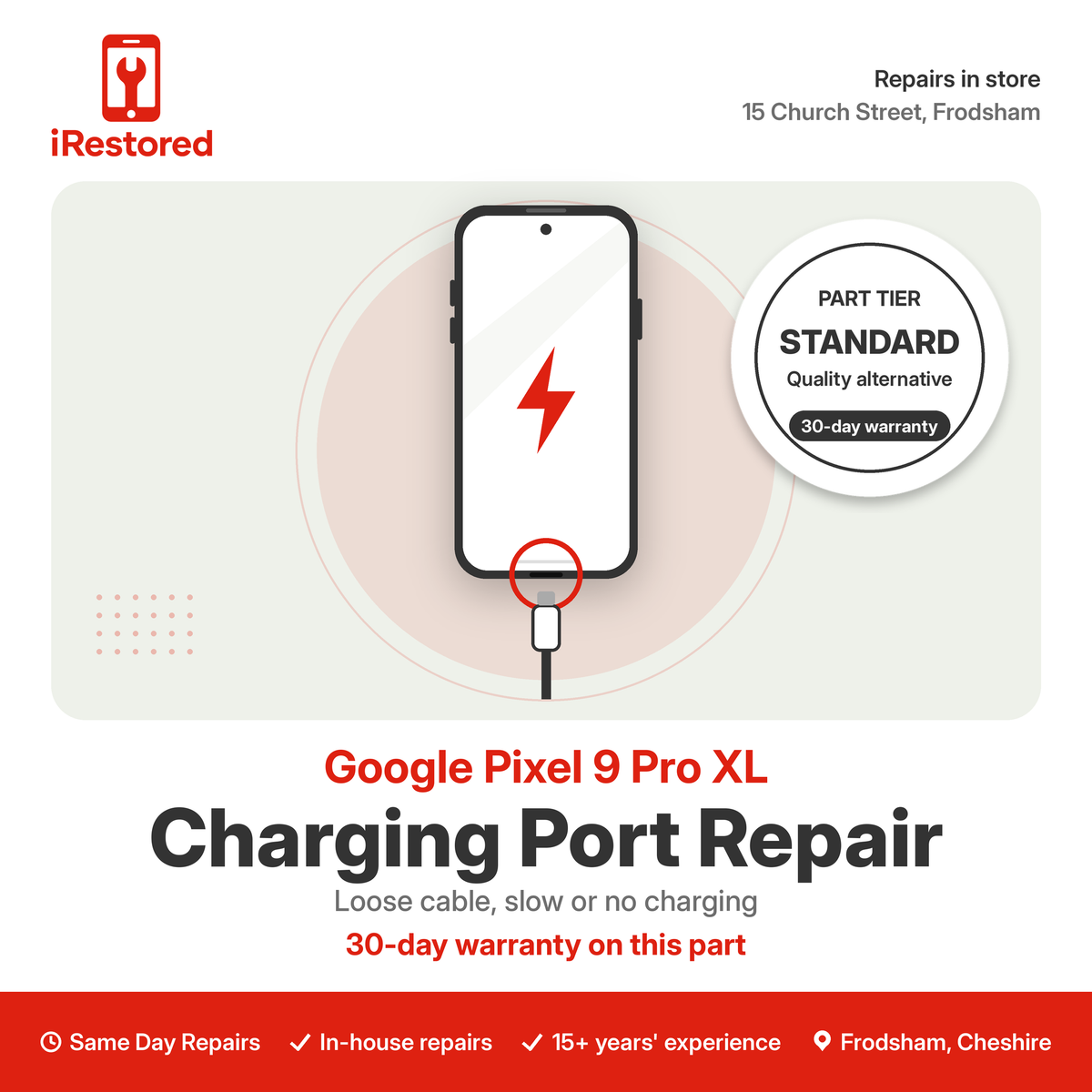 Google Pixel 9 Pro XL Charging Port Repair