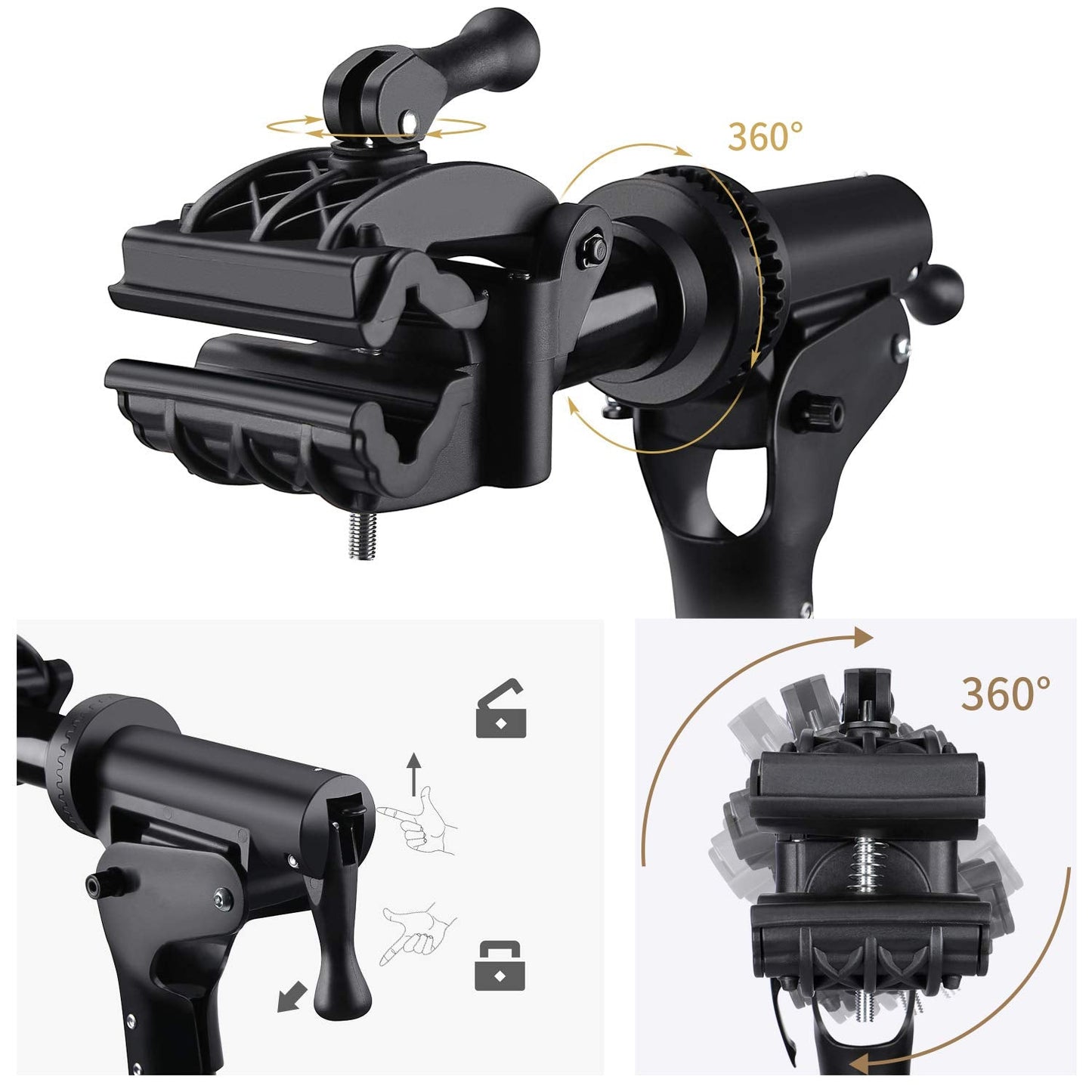 CXWXC Bike Workstand - RRP £89.99 - Bicycle Repair Stand for Maintenance Folding and Lightweight (Black-DE)