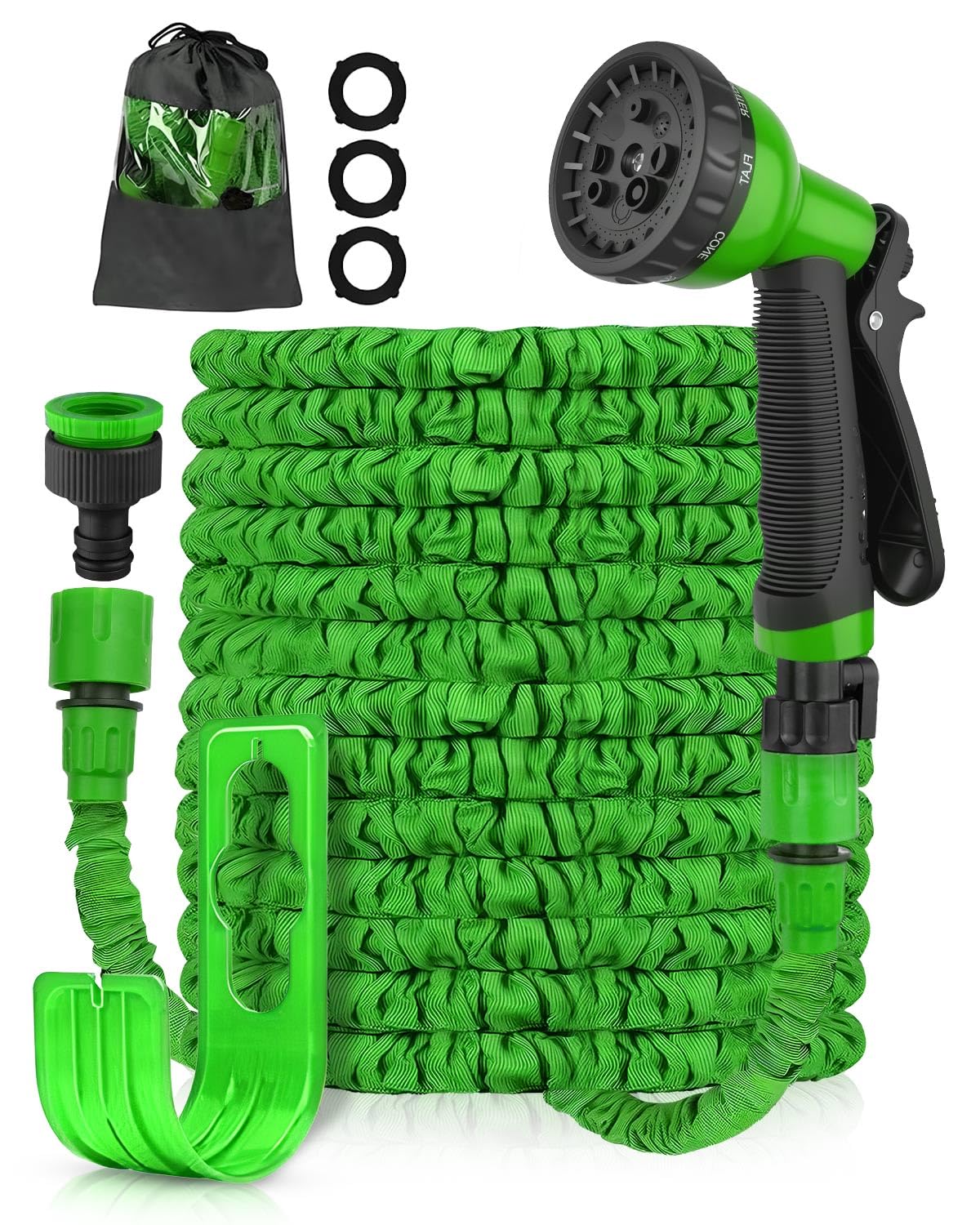 Expandable Garden Hose RRP - £25.99 Flexible 8-Function Nozzle Latex Core Anti-Leak – 45m