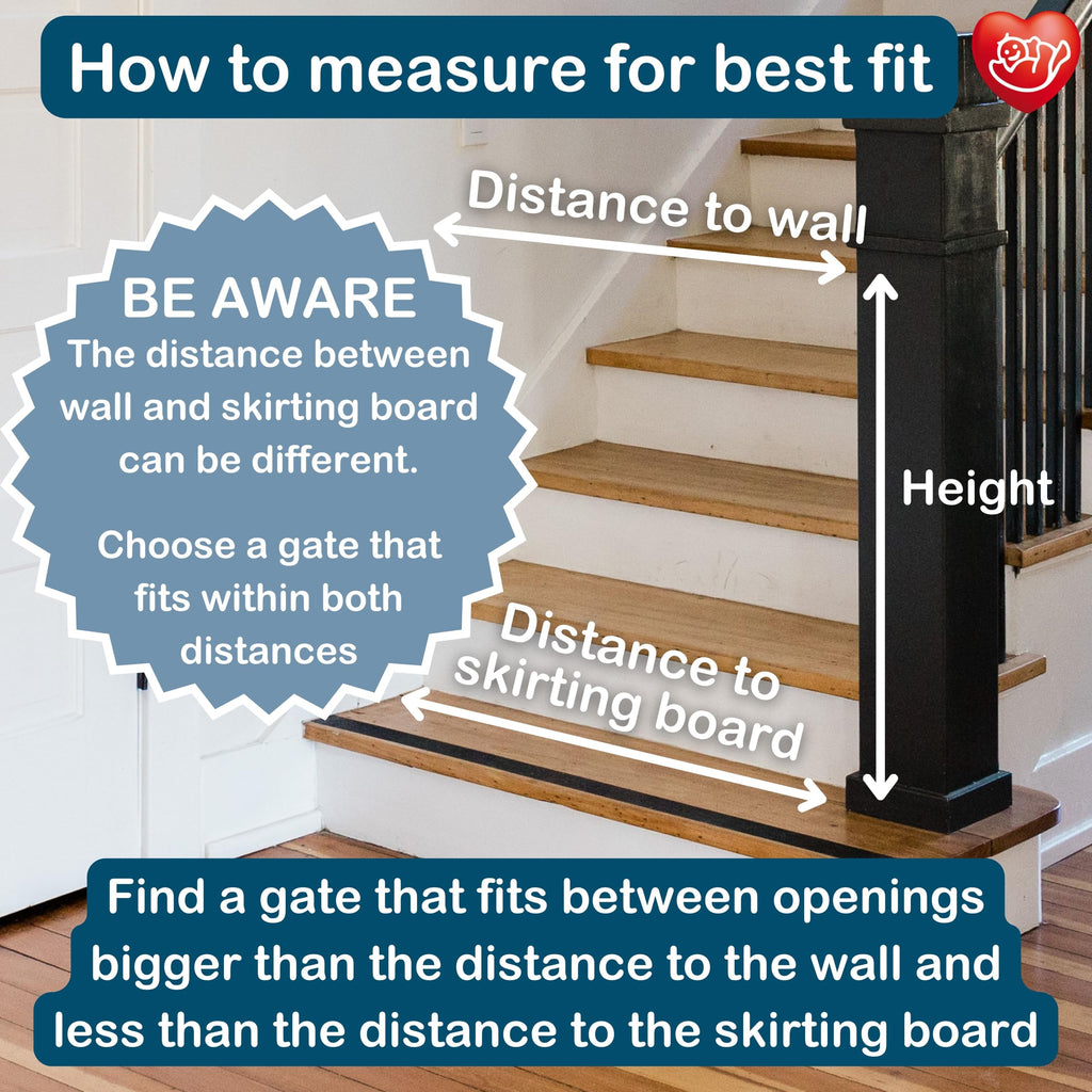 BabyDan Ebeltoft Safety Gate RRP - £35.99 Wall-Mounted For Narrow Openings – White 56.5-81.5cm